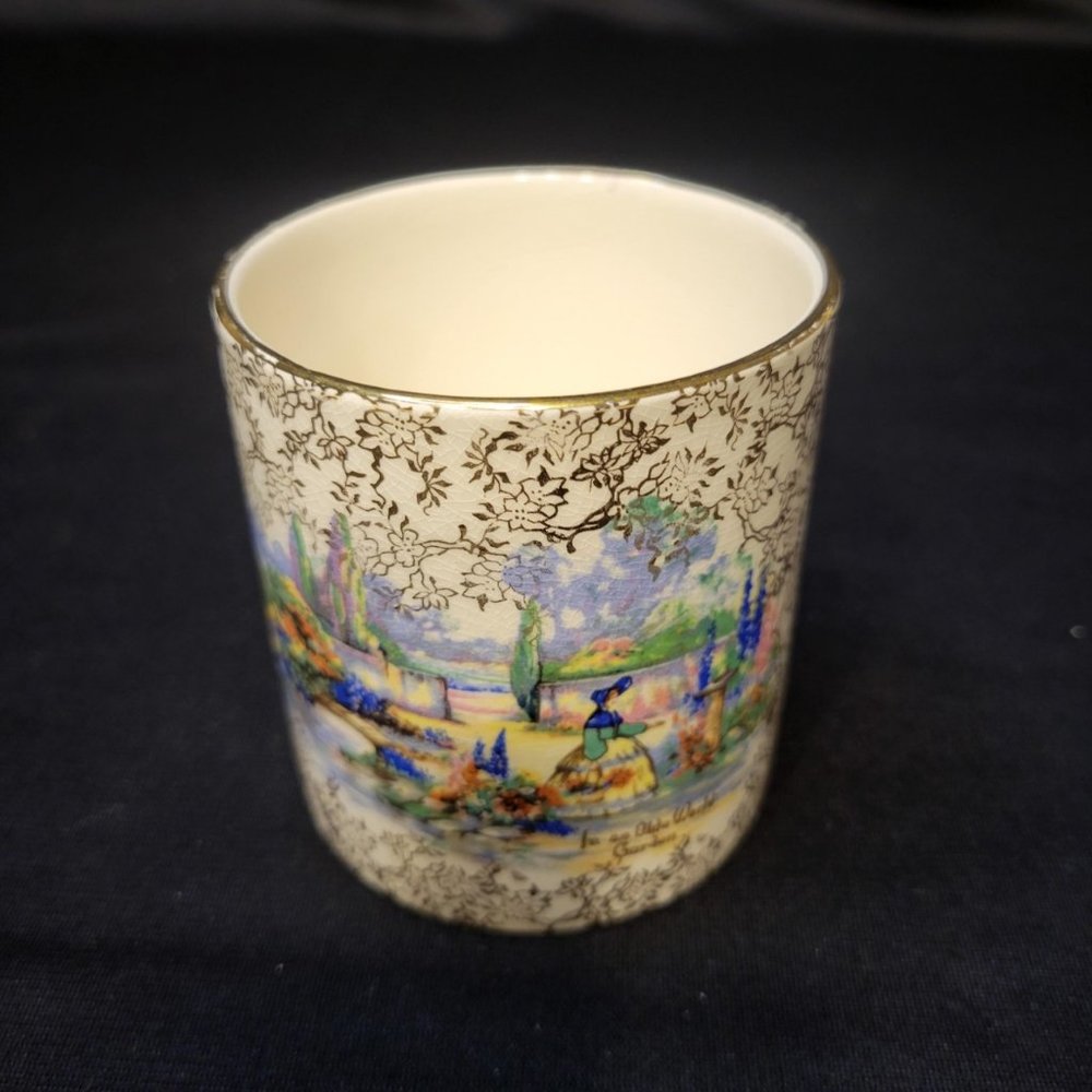 English Ware Lancaster Sandland LTD Hanley England In a Old World Garden Cup